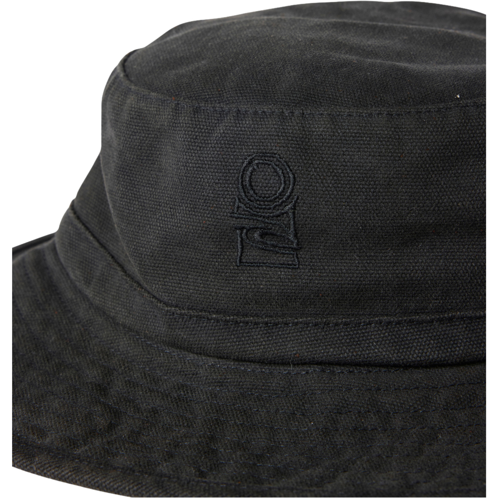 2025 Rip Curl Search Chapeau à Large Bord En Toile 1FYMHE - Black